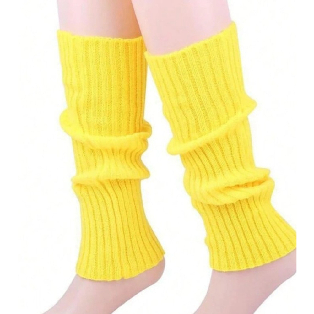 Leg Warmers In Yellow - Picture 2 of 4